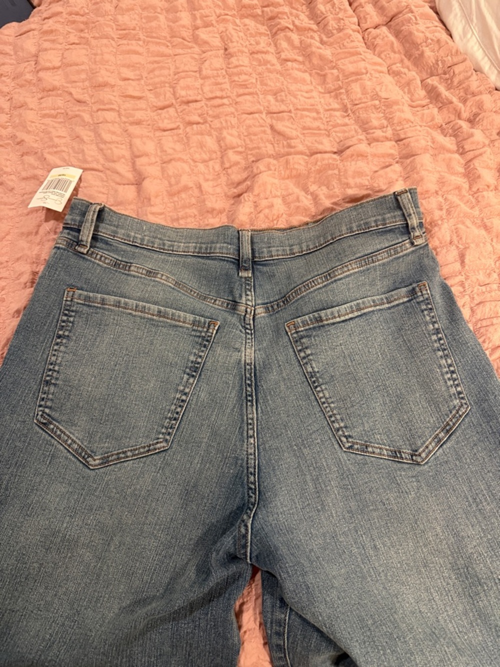 Jessica Simpson Women’s Dance the Night Away Wide Leg Boyfriend Jeans, Size 10 - Picture 9 of 12